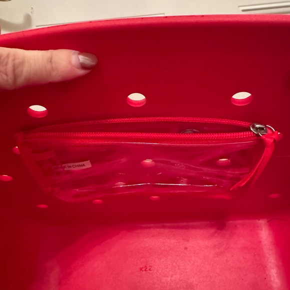 Santa Christmas Red Bogg Bag Original Large Waterproof Rubber Tote - Picture 8 of 12